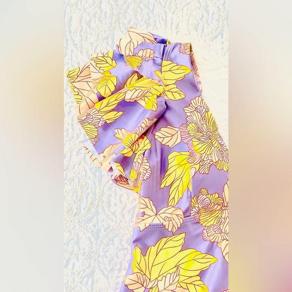 Instagram Ready Purple Lavender Swimsuit with Cover Up - Picture 4 of 7